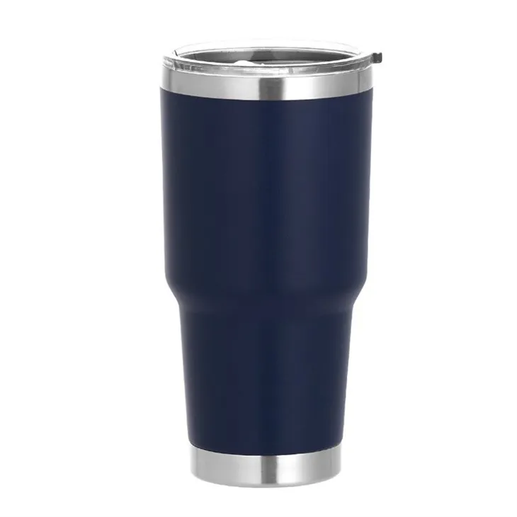 dark blue mug