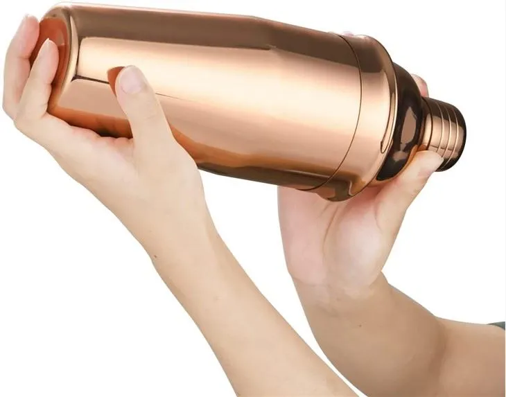 Copper metal Cocktail Shaker 750ml