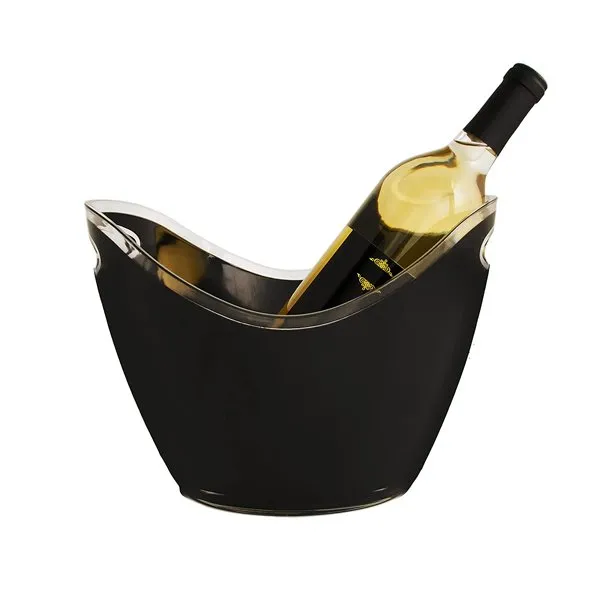 Black Plastic Ice Bucket