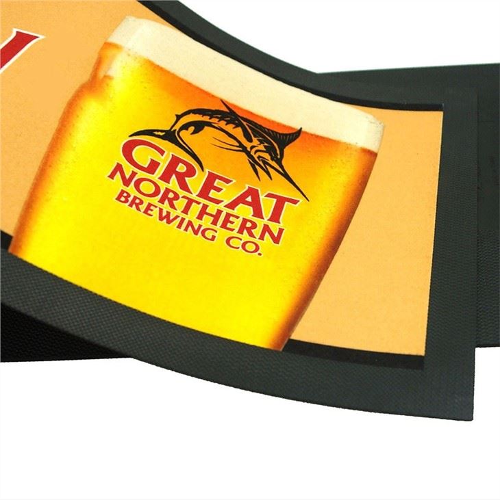 beer yellow mat