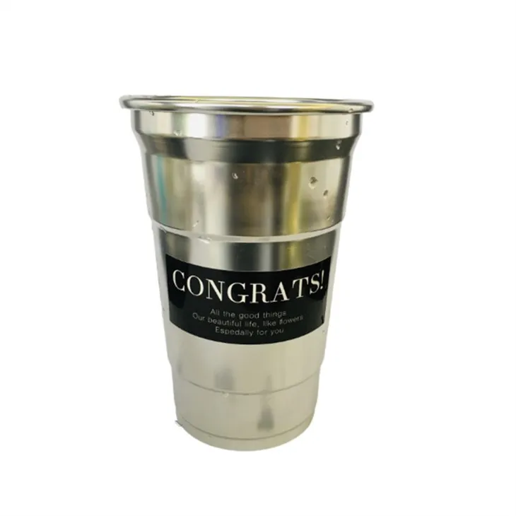 Disposable Step Beer Aluminum Cup