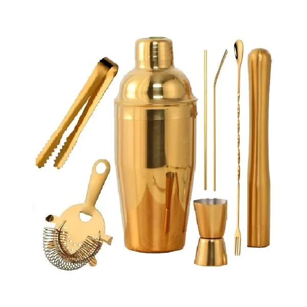 Gold Bartender Set