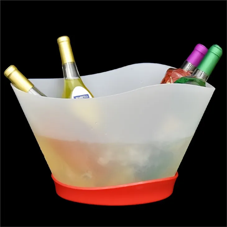 Wholesale light up led champagne ice bucket