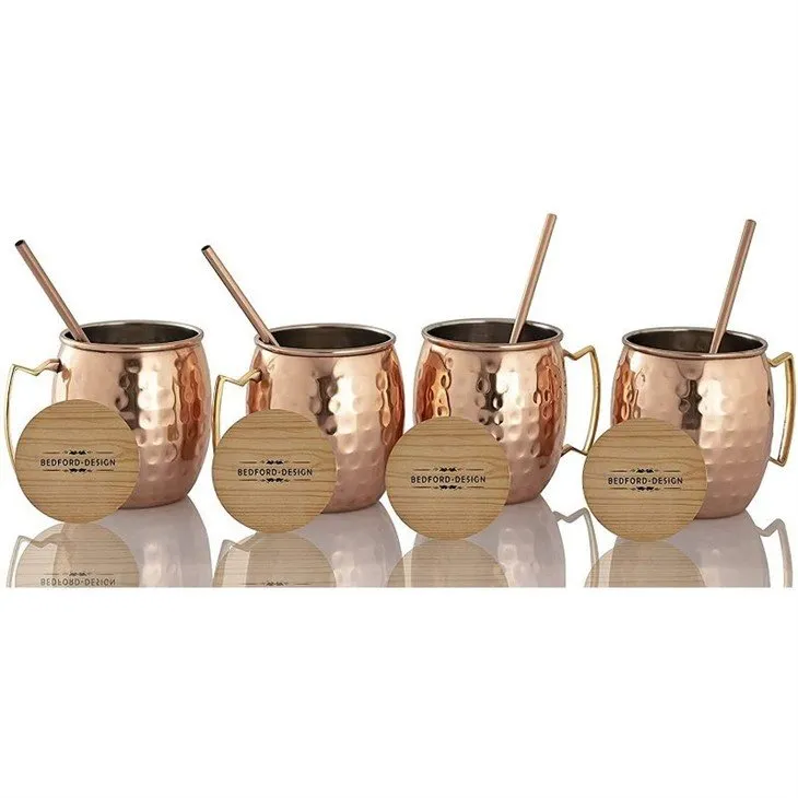 Moscow Mule Copper Mug Set suppliers
