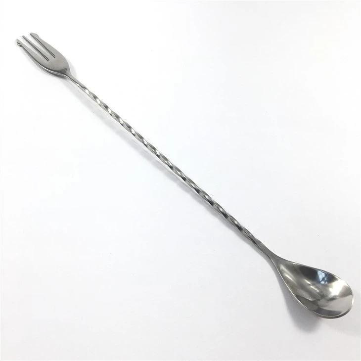 Stainless Steel Silver Cocktail Spoon