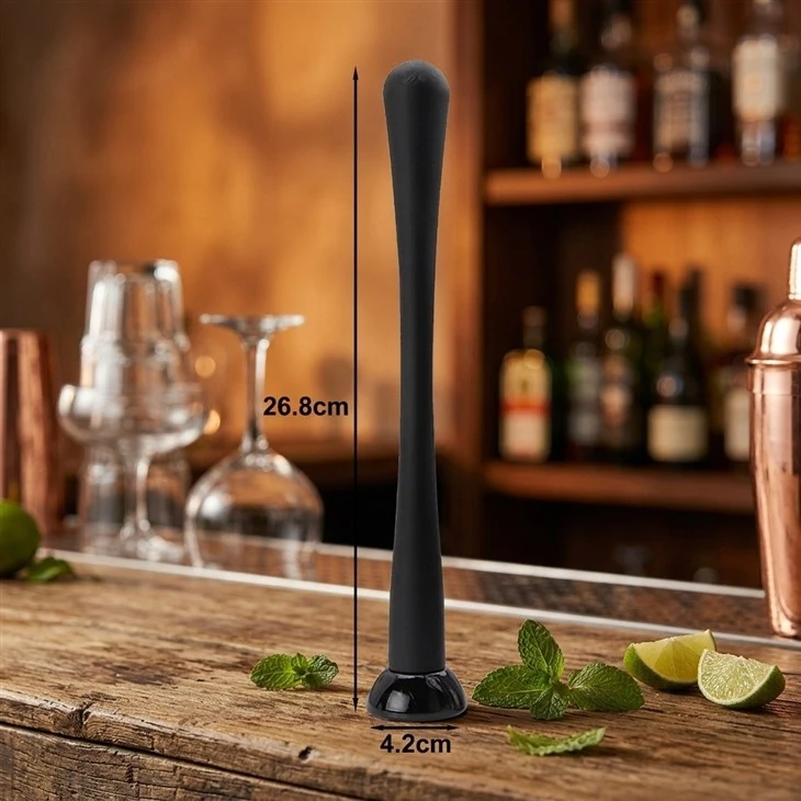 26.8cm Lightweight Plastic Cocktail Muddler factory 26.8cm Lightweight Plastic Cocktail Muddler factory