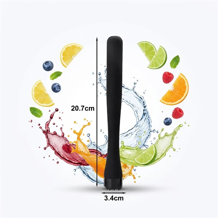 20.7cm Durable Plastic Cocktail Muddler