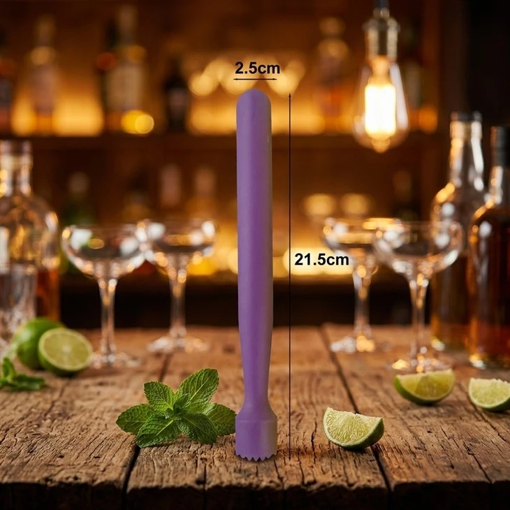 21.5cm Dishwasher Plastic Cocktail Muddler factory 21.5cm Dishwasher Plastic Cocktail Muddler factory
