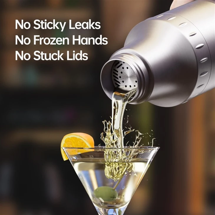 30oz Insulated Stainless Steel Cocktail Shaker factory