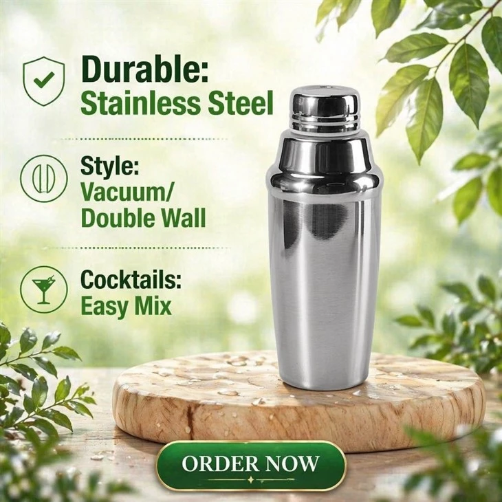 Dishwasher Safe Insulated Cocktail Shaker factory Dishwasher Safe Insulated Cocktail Shaker factory