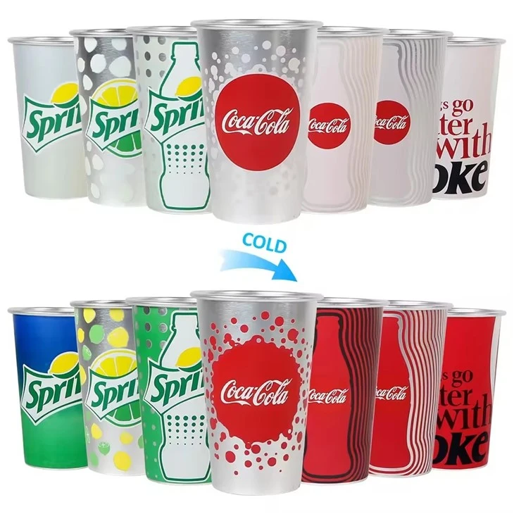 Personalized Color Changing Aluminum Cup