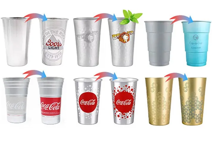 Color Changing Aluminum Cup-4 Color Changing Aluminum Cup-4
